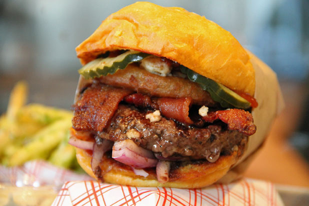 Western Bacon Blue Ring Burger — Gott's (San Francisco)