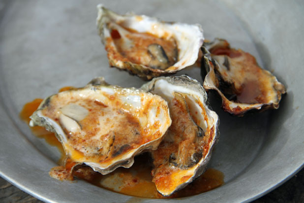 Barbecued Oysters — Hog Island Oyster Co. (Tomales Bay, Calif.)