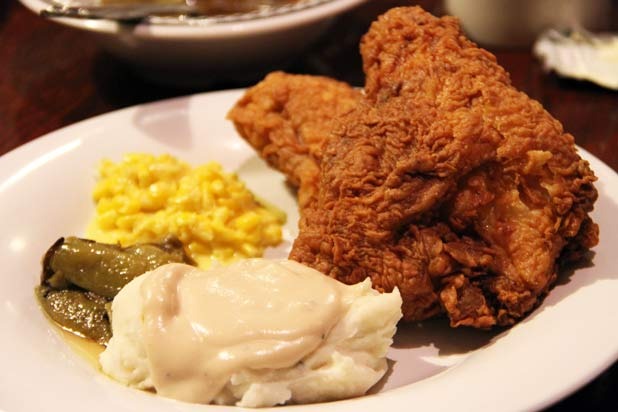 Fried Chicken with Mashed Potatoes — Babe's (Granbury, Texas)