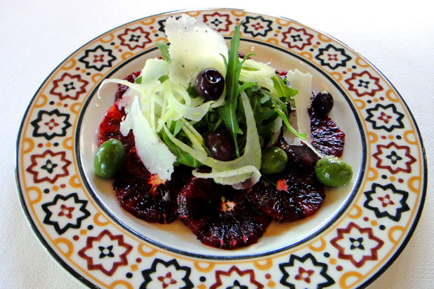 1. Blood Orange Salad with Shaved Fennel and Olives