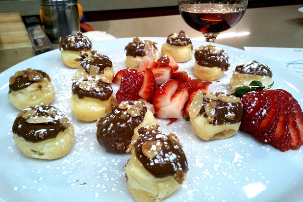 11. Chocolate-Dipped Profiteroles