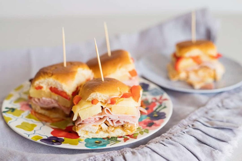 Hawaiian Sliders Grilled Cheese