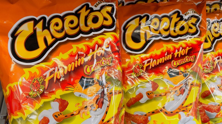 Flamin' Hot Cheetos bags