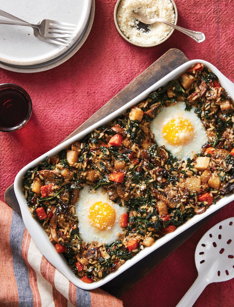 Mushroom and Red Rice Casserole