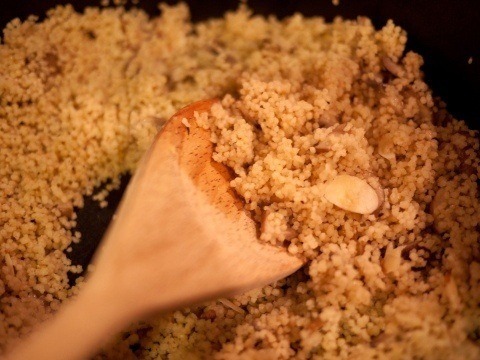 Mushroom couscous