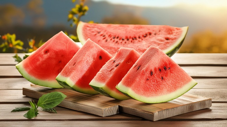 watermelon slices