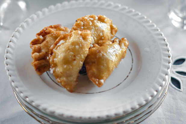 Yiouzlemedes (Cheese and Mastic Pastries)