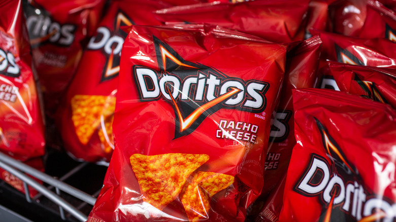 Nacho Cheese Doritos bags