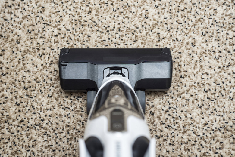 Before vacuuming, sprinkle carpets with cornmeal and borax 