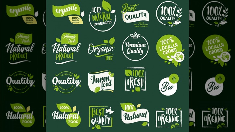 natural and organic food labels