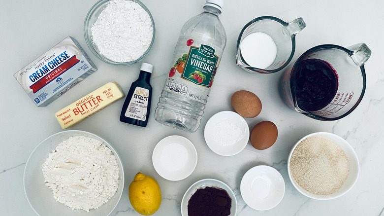 red velvet bundt cake ingredients