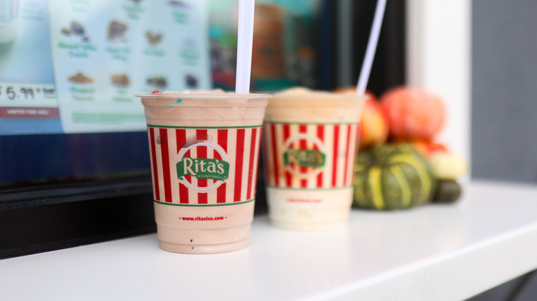 Rita's Italian Ice pumpkin custard