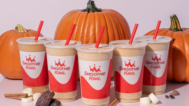 pumpkin smoothies from Smoothie King