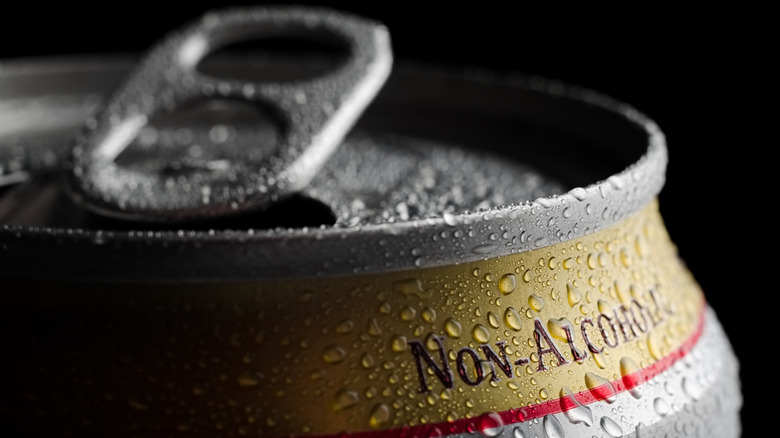 Rim of non-alcoholic beer