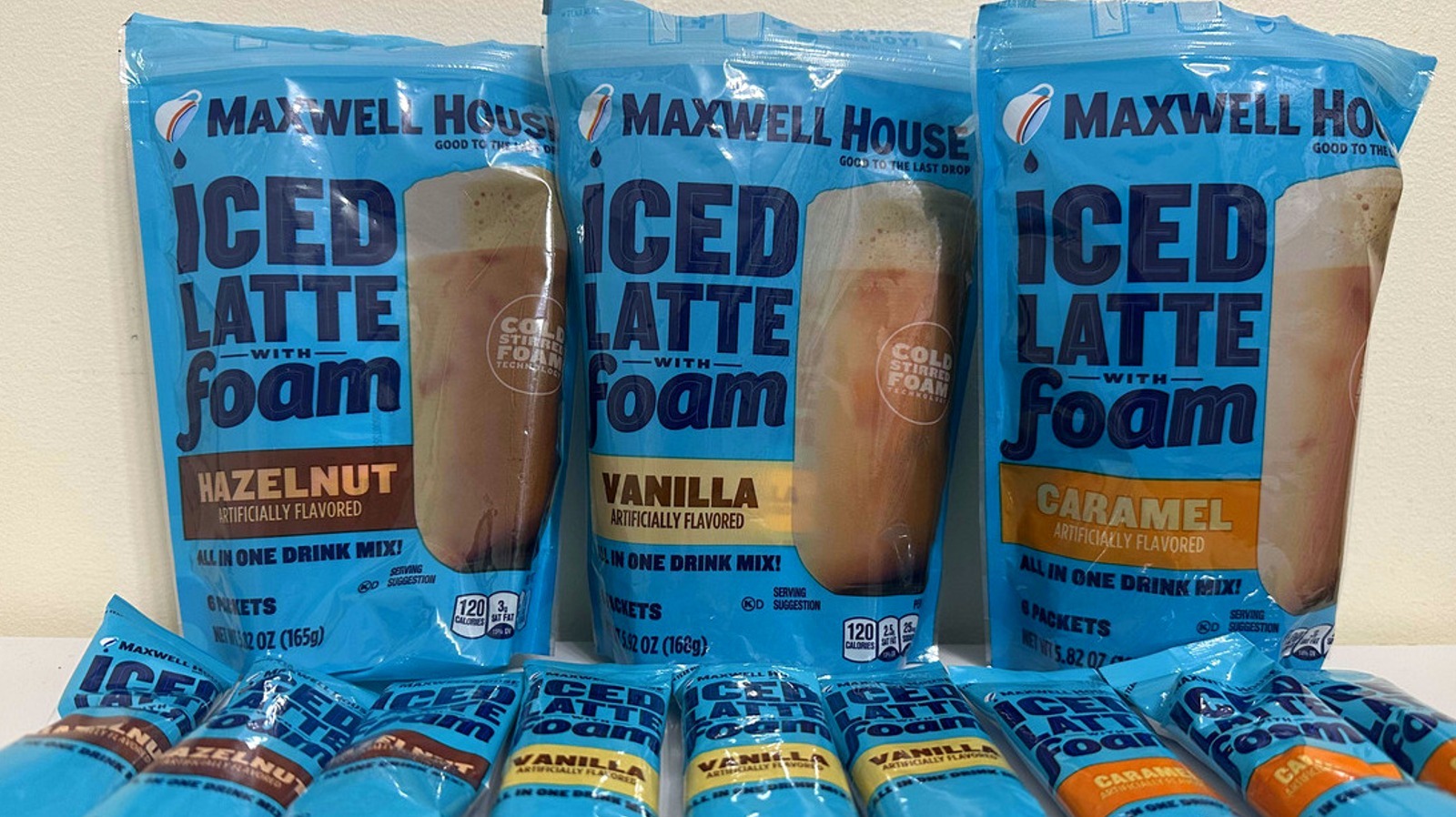New Maxwell House Iced Latte With Foam Review: Heavy On Foam, Light On  Flavor
