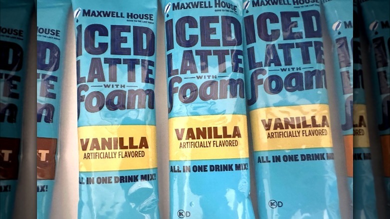 Vanilla iced latte packages