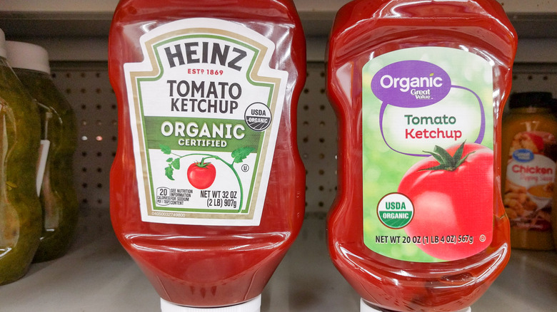 brand name versus generic ketchup