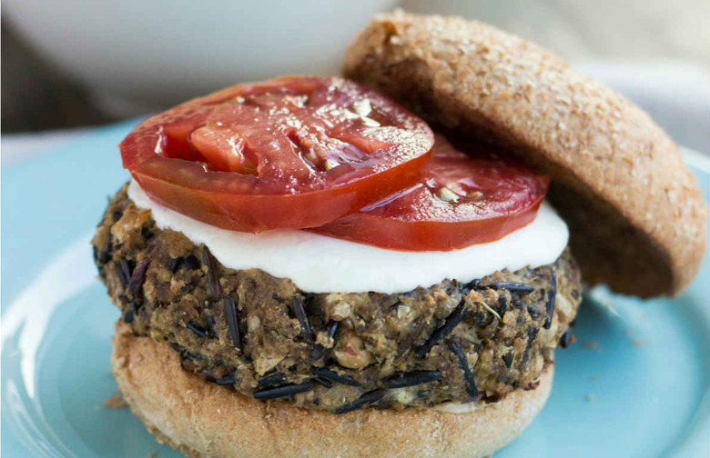 Wild Rice and Navy Bean Burger