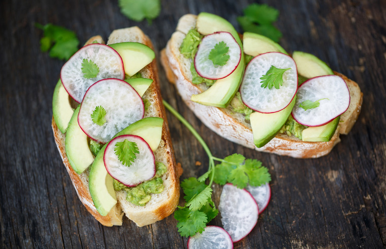 Herbed Avocado Tartine