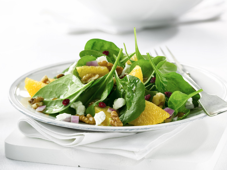 Spinach Salad With Tangerine-Rosemary Vinaigrette