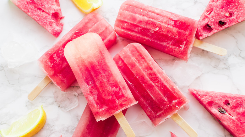 Watermelon popsicles 