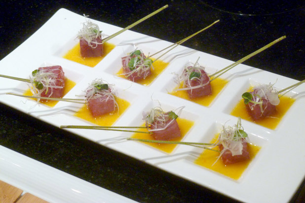 Maguro with Aji Amarillo Ponzu (Nobu San Diego)