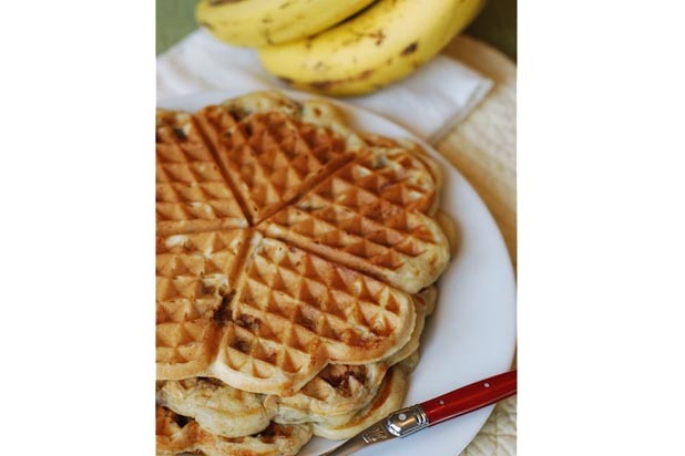 Banana Bread Waffles