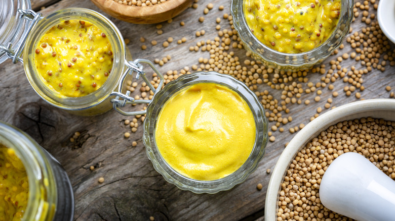 various types of mustard