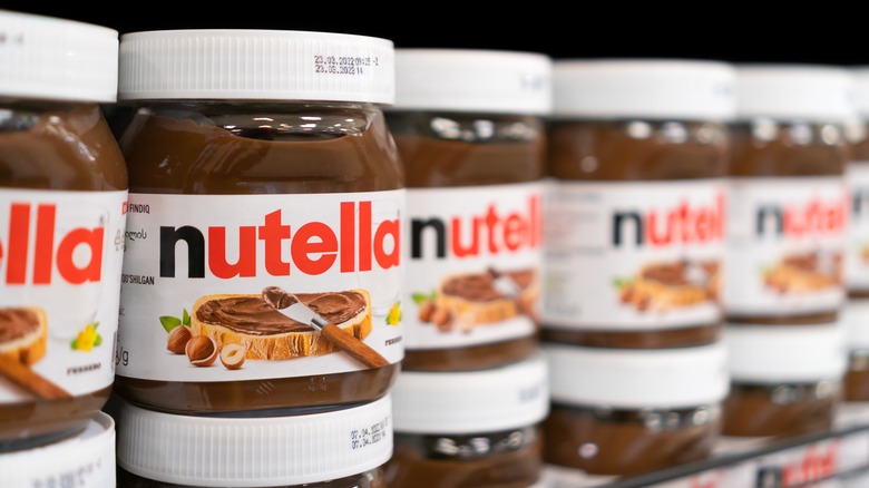 jars of nutella