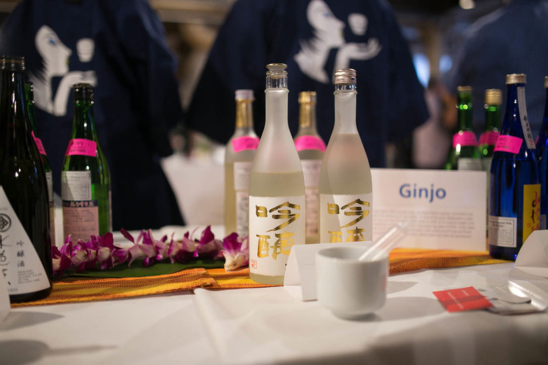 The Joy of Sake bottles