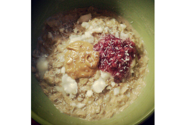 PB&J Oatmeal