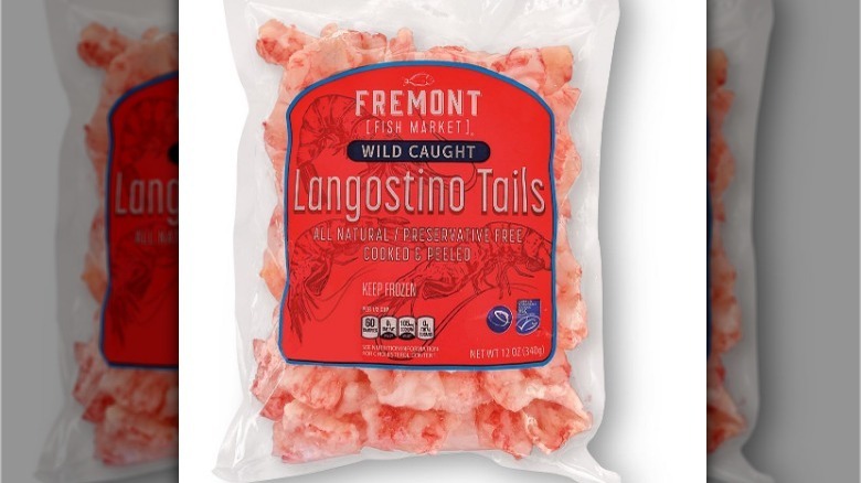 Aldi's Langostino Tails in bag