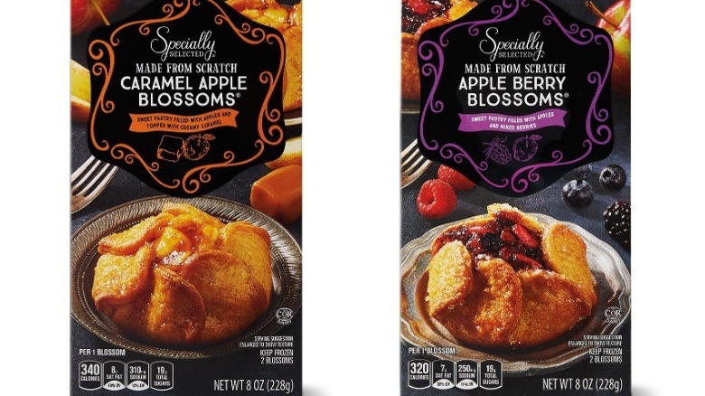 Two flavors of Aldi's Apple Blossoms