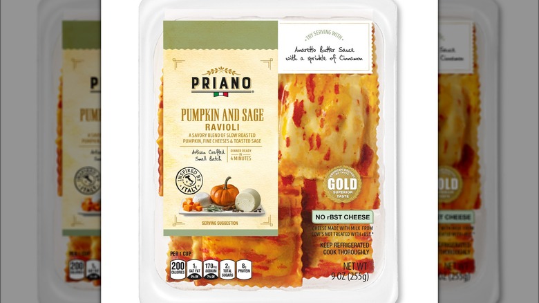 Pumpkin Sage Ravioli from Priano