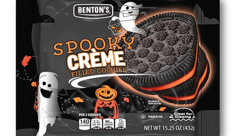 Package of Bento 's Spooky Creme Filled Cookies