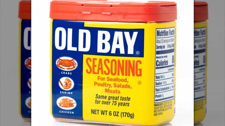 container of old bay seasoning