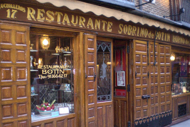 Sobrino de Botín Restaurant, 1725 (Madrid) 