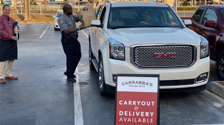 carside carry-out at Carrabba's