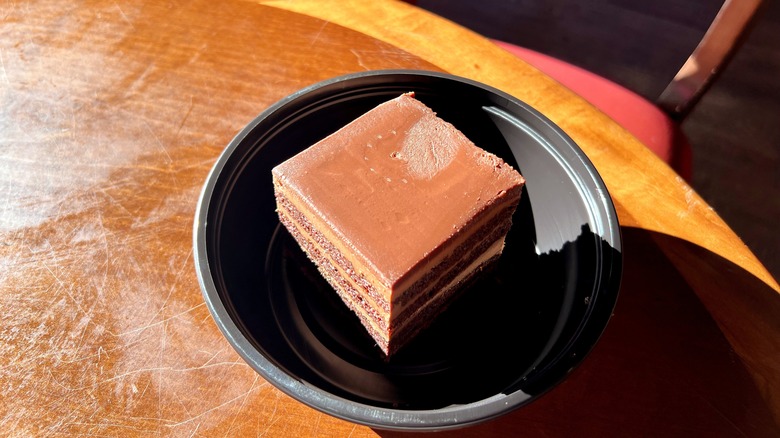  Chocolate Lasagna served in a restaurant