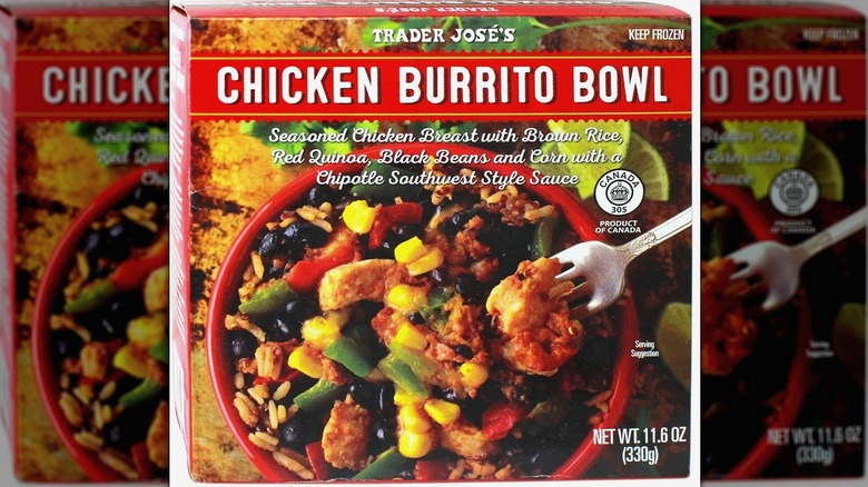 Trader Joe's chicken burrito bowl