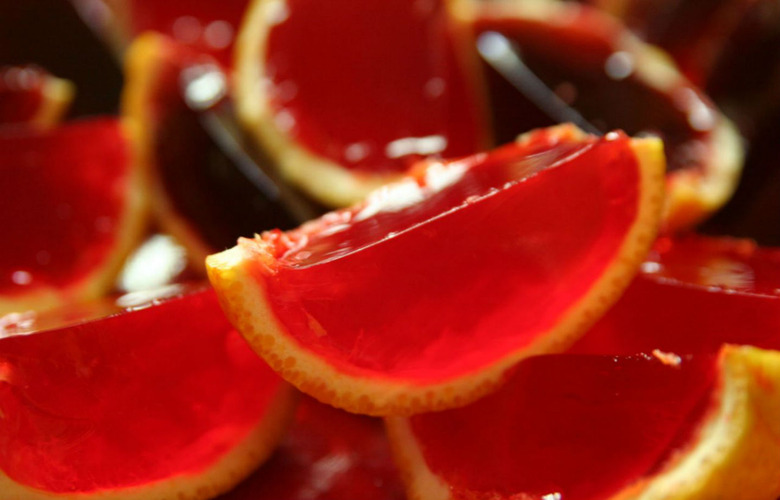 Orange Jello Boats