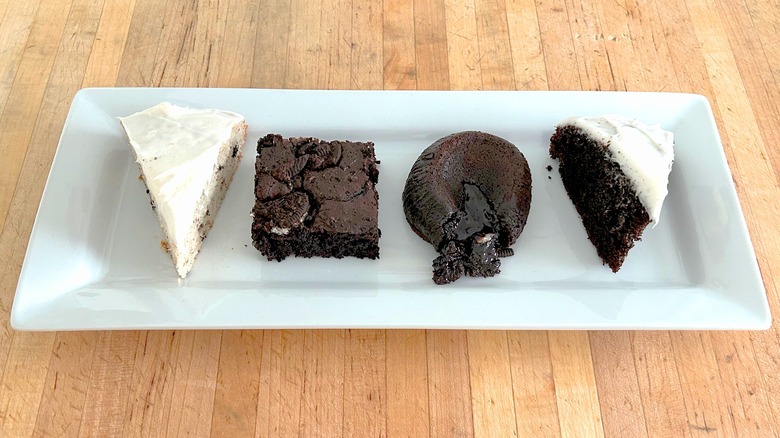 Betty Crocker Oreo cakes and brownie