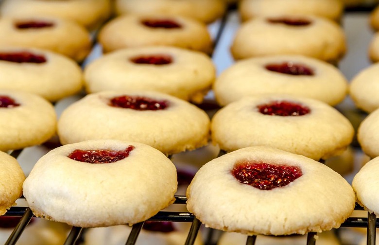 Almond Thumbprint Cookies