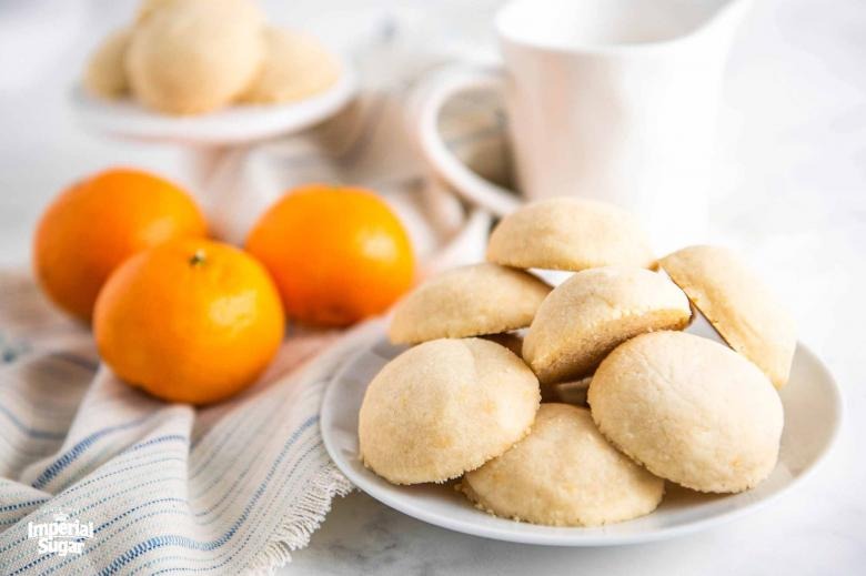 Orange Whipped Shortbreads