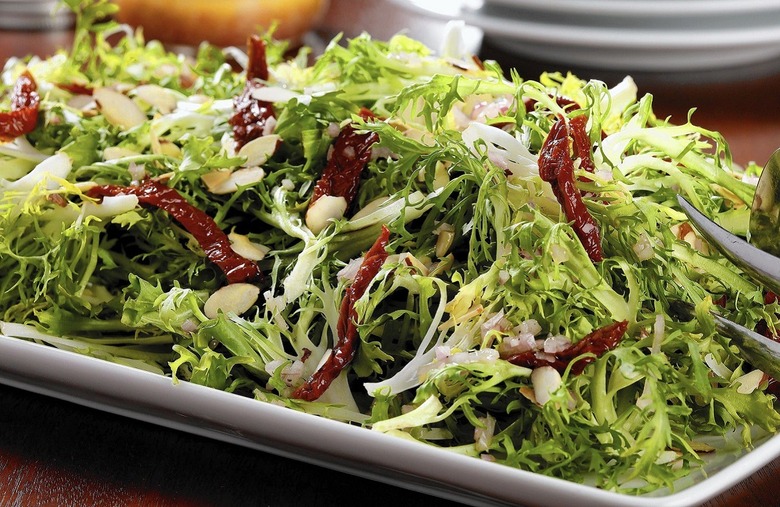 Curly Endive Salad With Sun-Dried Tomatoes and Almonds