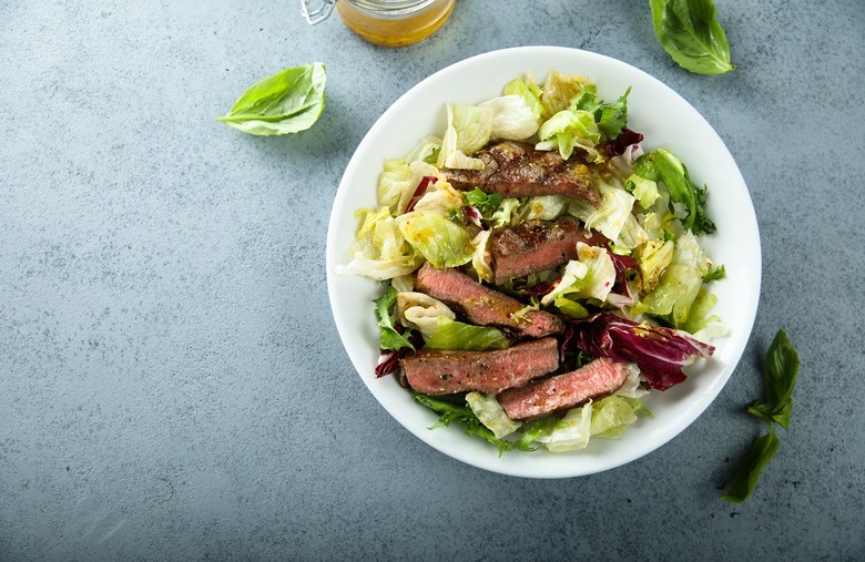 Herby Potatoes and Steak Salad 