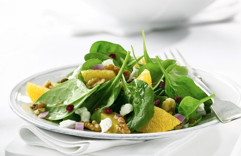 Spinach Salad With Tangerine-Rosemary Vinaigrette 