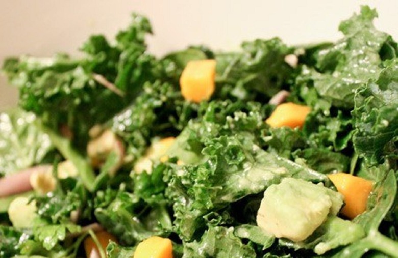 Kale, Mango and Avocado Salad 