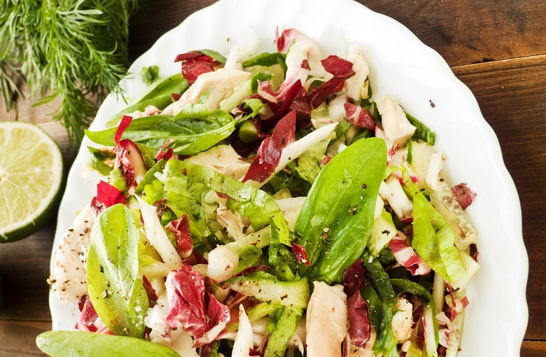 Chicken Salad With Radicchio and Pine Nuts 