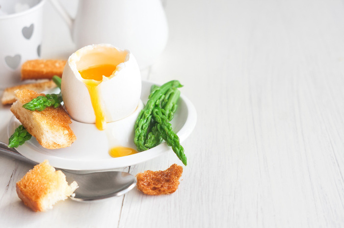 Savory: Asparagus Soldiers With Soft-Boiled Egg Hollandaise